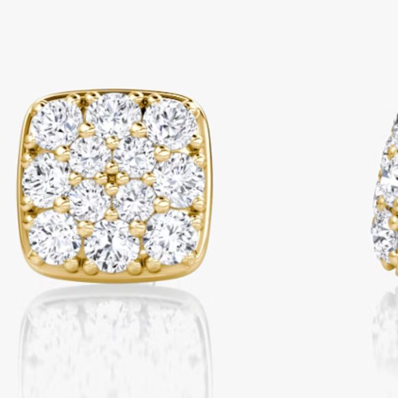 Vrai Pave Studs (Vrai & Oro) - Picture 7 of 7